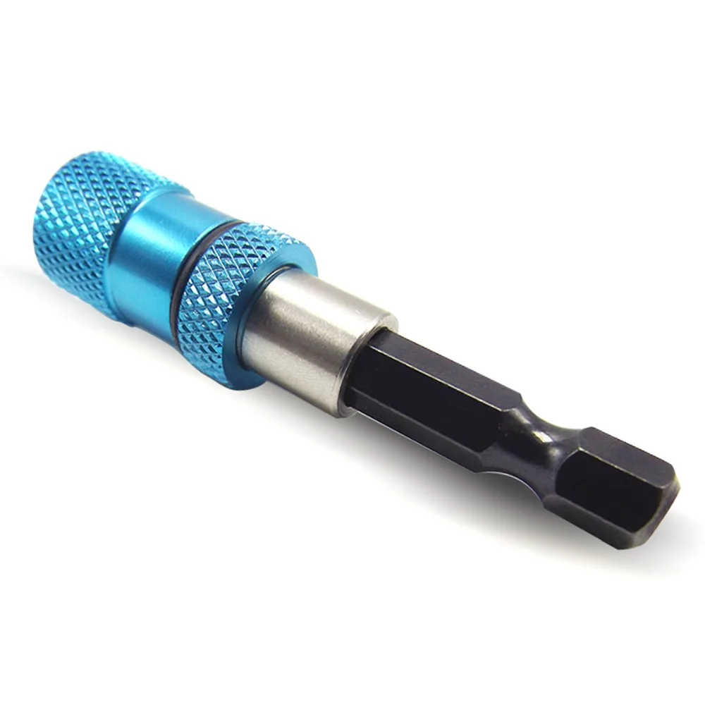 

1/4"60mm Hex Shank Magnetic Screw Bit Holder Hex Shank magnetism Drill Screw Adapter Tool Kits Quick Release Drill Holder
