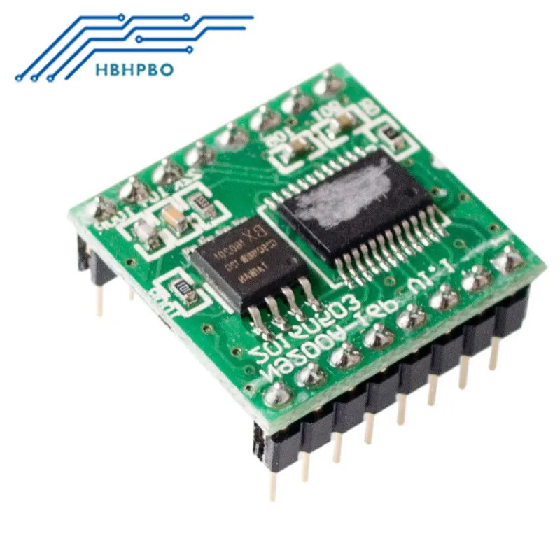 2PCS Stereo UART MP3 Player Voice Module Sound Music Chip 24Bit DAC