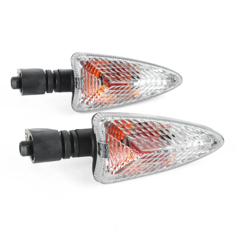 

1 Pair 12V Turn Signal Indicator Light For BMW Triumph Tiger Aprilia Clear Lens Turn Signal Indicator Lights