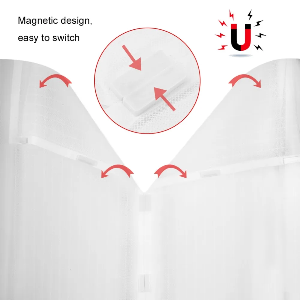 1 шт. домашняя сетка-занавеска от насекомых магнитов сетка от насекомых сетка от москитов с магнитами на дверную сетку экран магниты 5 размер