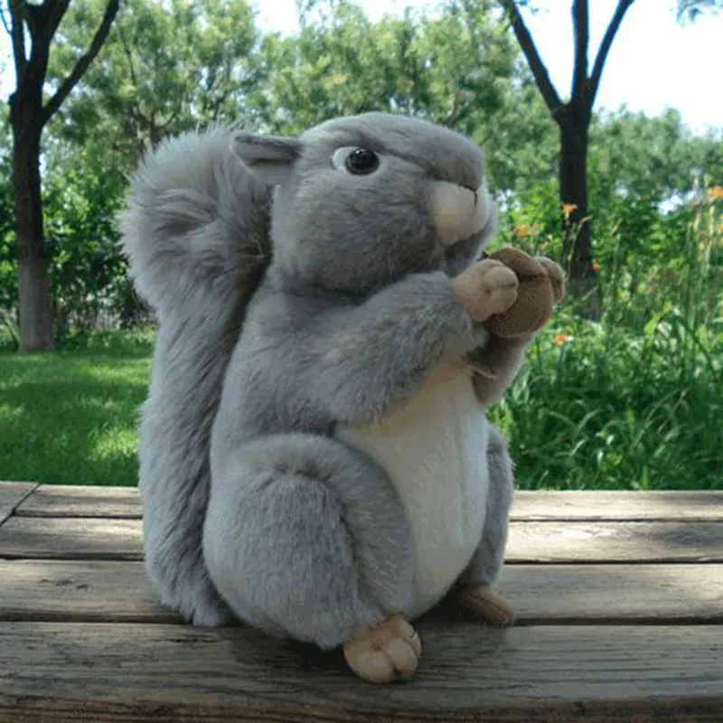 

CXZYKING Simulation Cat Squirrel Rabbit Stuffed Animals Toys Soft Kawaii Plush Gift Toys For Children