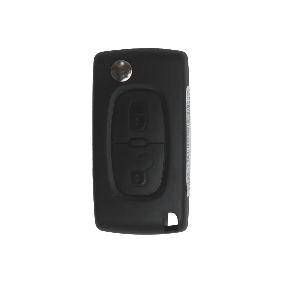 

For Peugeot 307 Flip Remote Key 2 Button with ID46 Chip with
