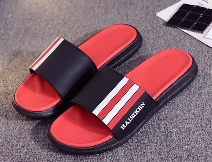 Men's Summer Outdoor Non-slip Slippers Fashion Leisure Slides New Arrival Drop Shipping Beach Slippers Flip Flops
