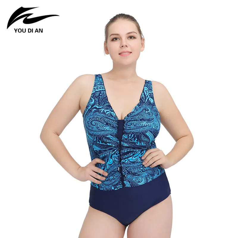 

2018 Plus Size Swimwear Women One Piece Swimsuit Sexy Beachwear New Push Up Swimming Suit Floral Print Swimwear