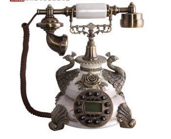 

Fashion personality telephone royal antique telephone Hands-free/blue backlit version Caller ID telephone