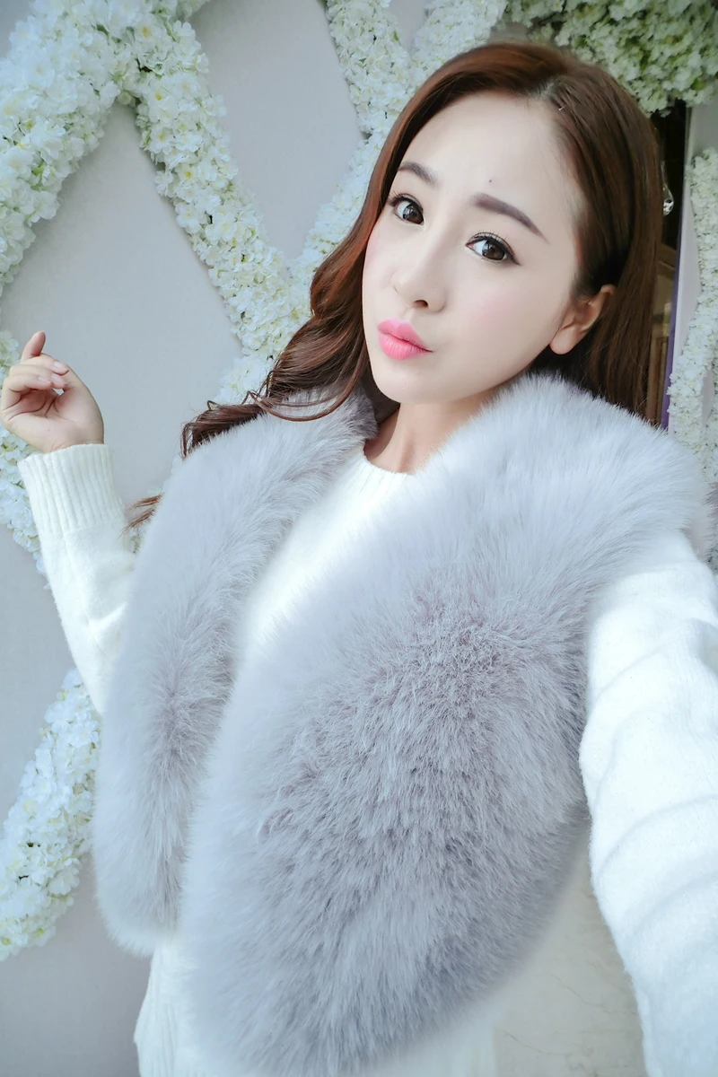 white faux fur gilet