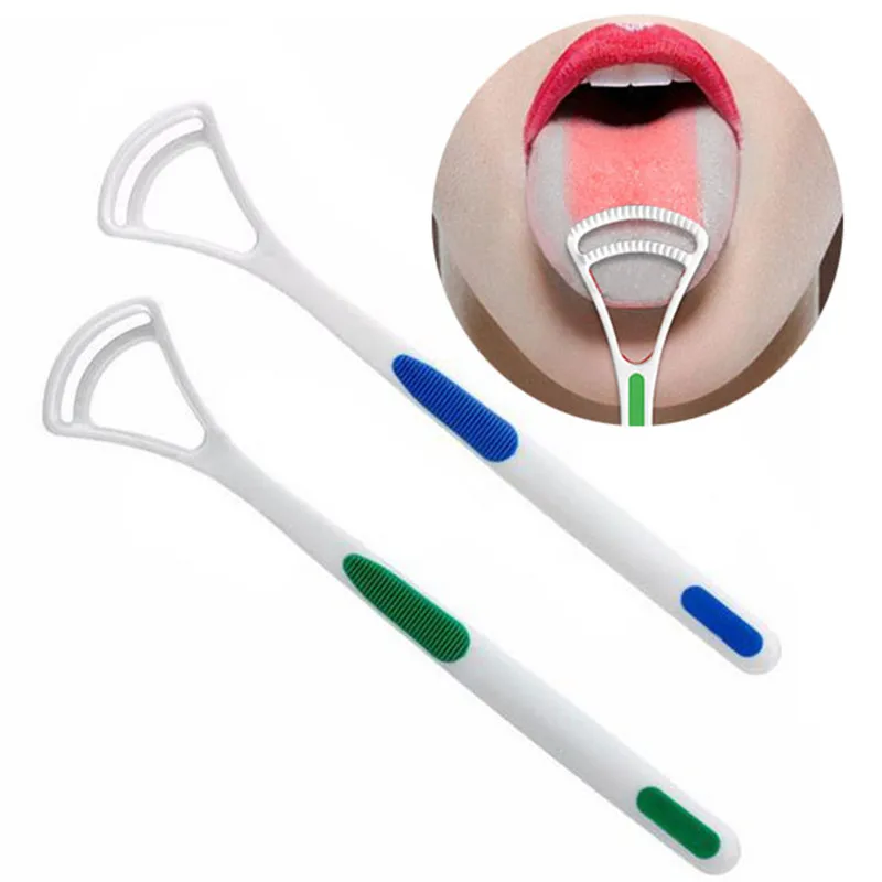 Y& W& F 2 шт. щетка для чистки языка удаляющая очистку скребка для удаления неприятного дыхания модный инструмент для ухода за полостью рта щетка для чистки языка