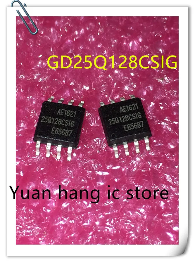 

Чип памяти GD25Q128CSIG 25Q128CSIG GD25Q128 SOP-8 16 Мб 128 Мбит, 10 шт.