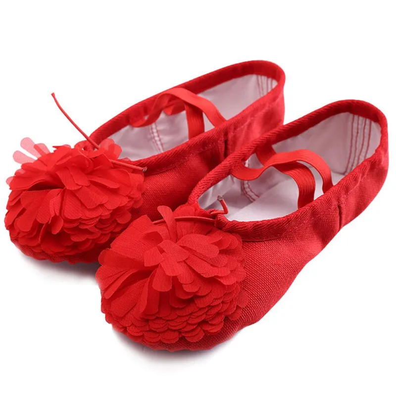 Ballet Dance Shoes For Girls Baby Girls Shoes Summer Sneakers Footwear For Girls Dance Flowers Children's flat Shoes