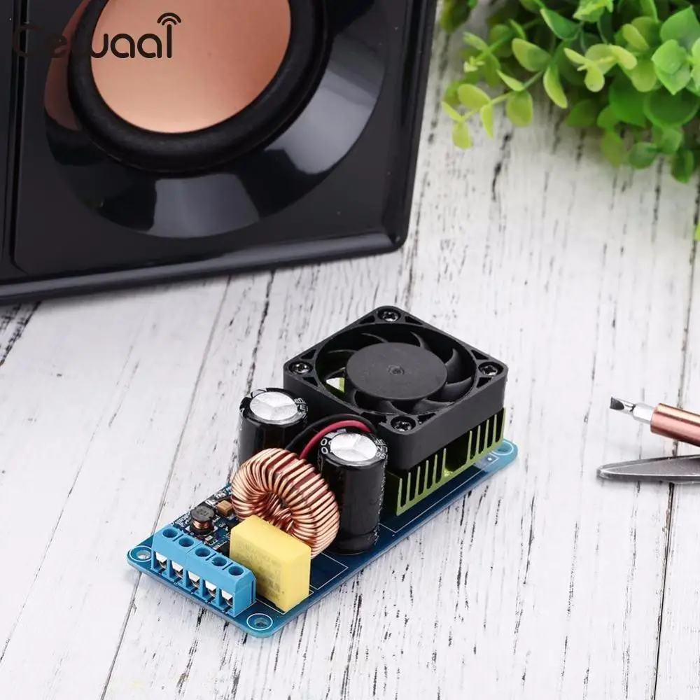 Cewaal New IRS2092S 500W Digital HIFI Power Amplifier Board 90dB Double DC Power Supply Professional Headphone Amplifier Gift