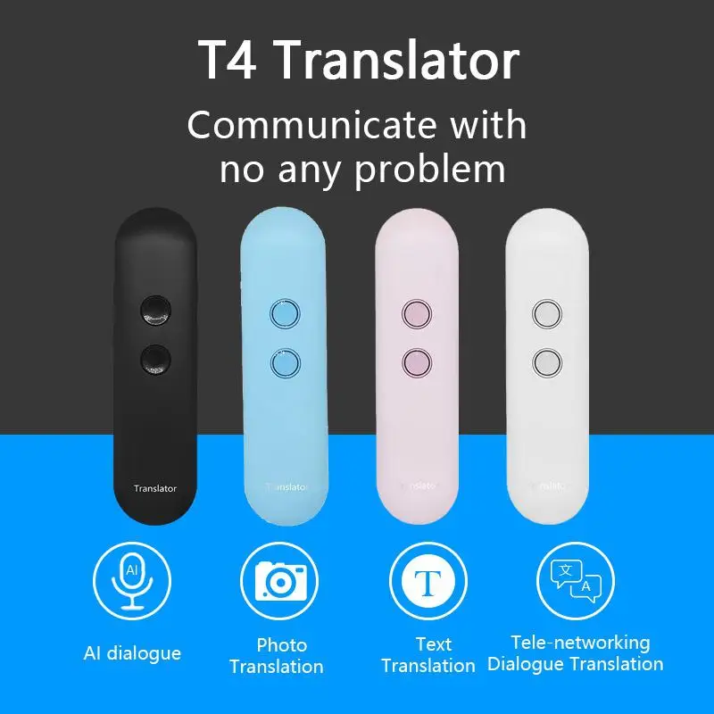 

Translator Smart Instant Real Time Voice Multi-Languages Translator Portable Language Translator Voice Translator