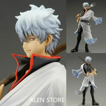 

ALEN Japanese Anime Silver Soul PVC Sakata Gintoki PVC Figure Toy 8" 22cm