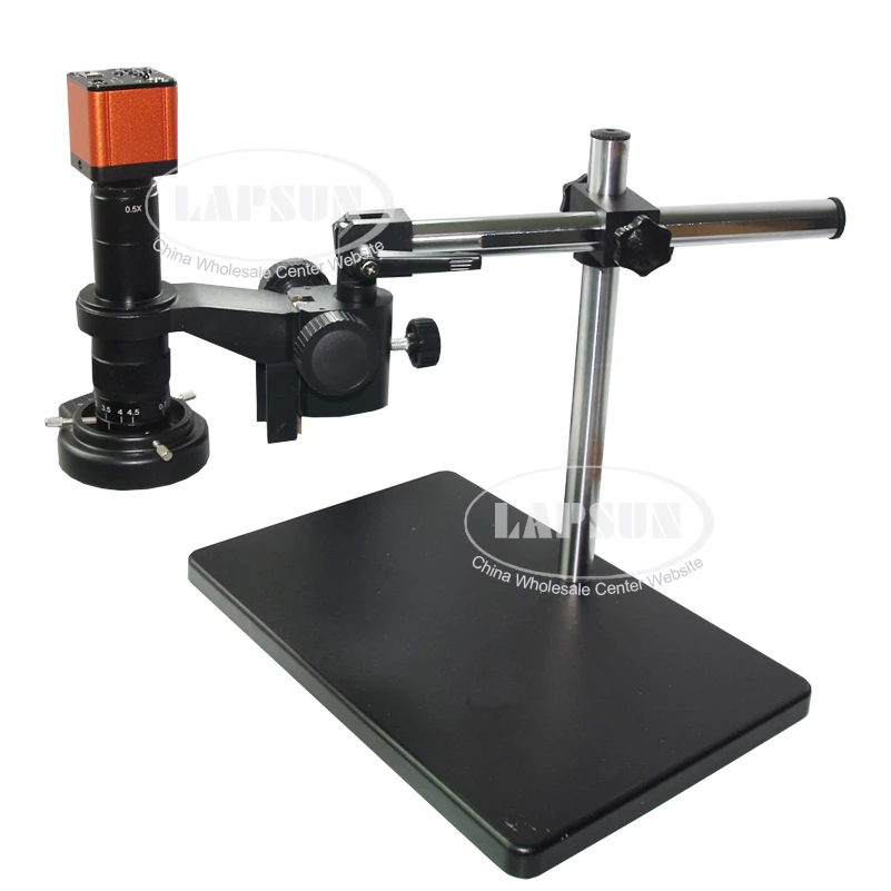 16MP FHD Industrial Lab Microscope Camera 1080P 60FPS HDMI Output USB TF Card 180X Zoom C mount