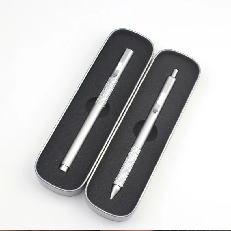 M& G U Серия гелевых ручек, полностью Металлическая гелевая ручка, Высококачественная подарочная коробка, 0,5 мм, гелевая ручка для студентов, офиса, 1 шт