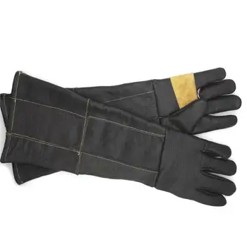 

HobbyLane Thicken Long Anti-Bite Scratch Proof Cattlehide Gloves for Pet Dog Cat Snake Rescue Gloves