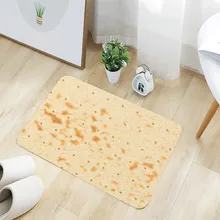 Дропшиппинг комфорт еда творения буррито обёрточная бумага одеяло квадратный ванная комната ковры 40x60 см