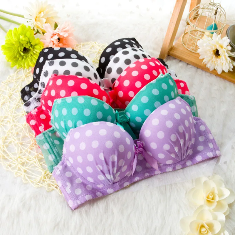 2016 New High quality women push up cute bra sets sexy young girl bra