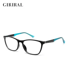 TR90 Женская оправа для очков Ретро близорукость прозрачная винтажная Модная брендовая оправа для оптических очков# YX0334-3