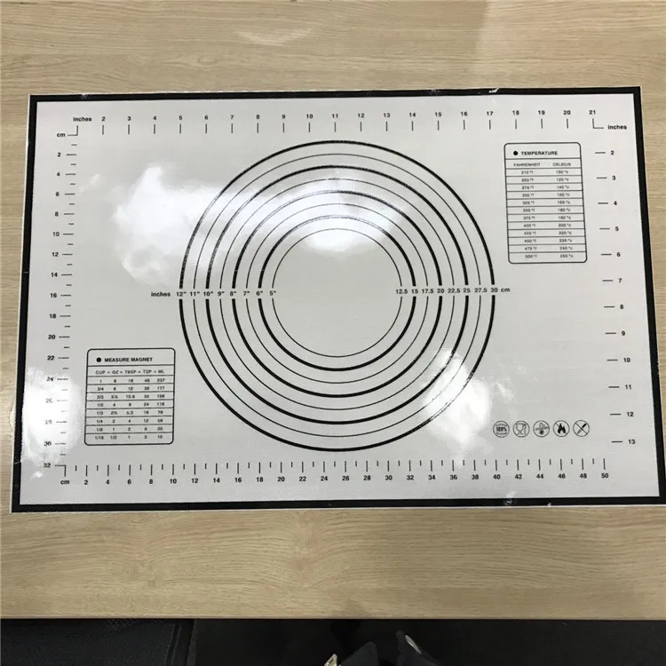 Nonstick Silicone Baking Mat Rolling Dough Mat Oven Liner Cookie Baking Sheet Liner Tools H111