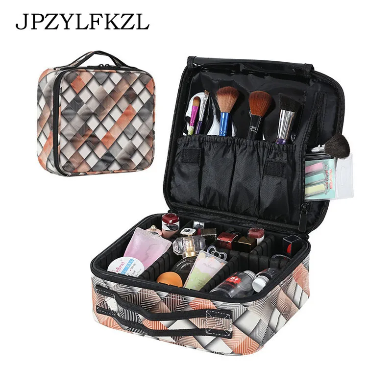 

Women High Quality Professional Makeup Bag Organizer Large Capacity Waterproof Portable Cosmetic Bag Beauty Manicure Storage Bag