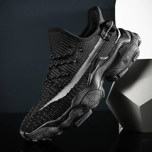 

Breathable men's shoes 2019 new coconut shoes fashion thick bottom old trend trend wild mesh sports men's running shoes