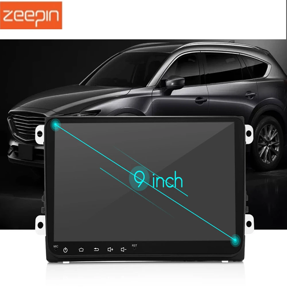 Zeepin 9001A Android 7 1 автомобильный мультимедийный плеер 9 дюймовым HD монитором под