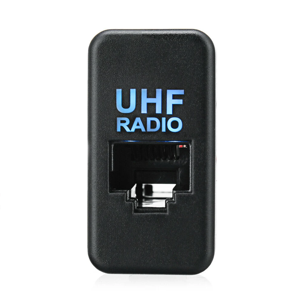 Vehemo Black Nylon UHF Empty Socket UHF Blank Socket Radio UHF Socket