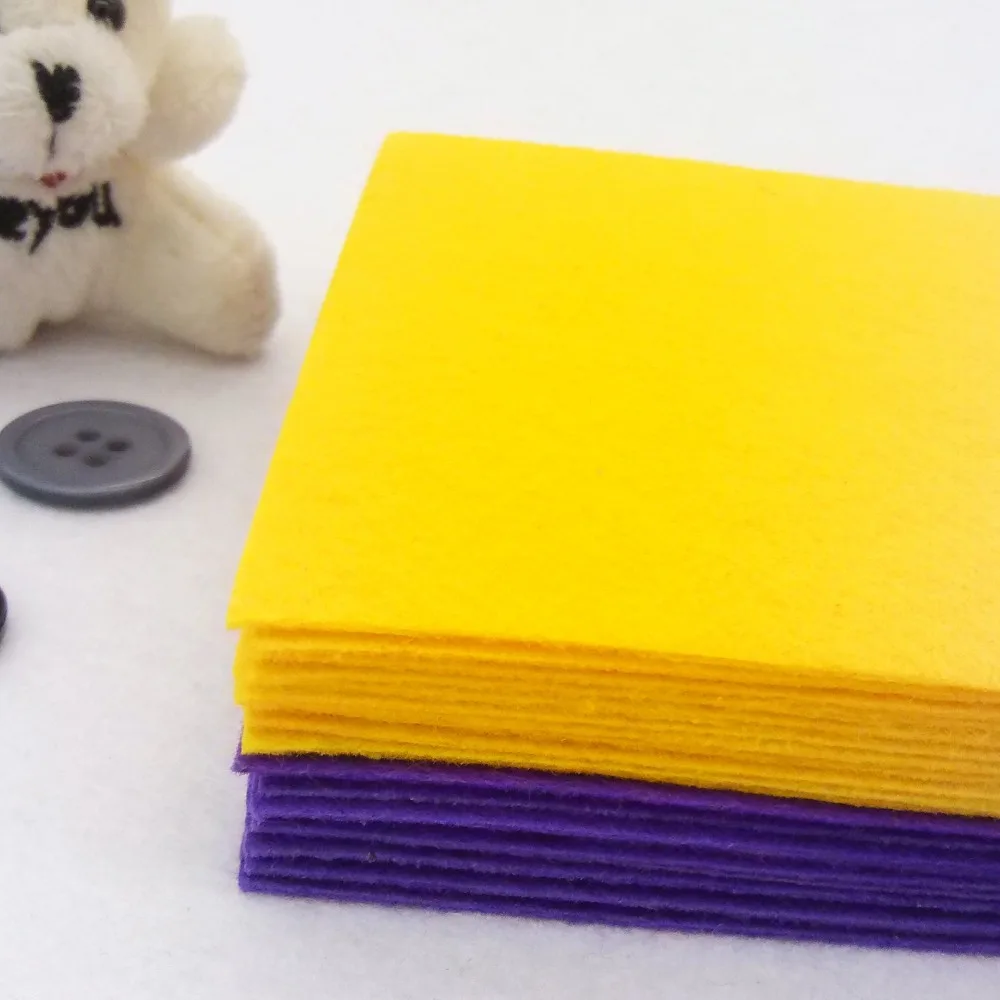 Felt Fabric Polyester Nonwoven Fabric Patchwork For Needlework Diy