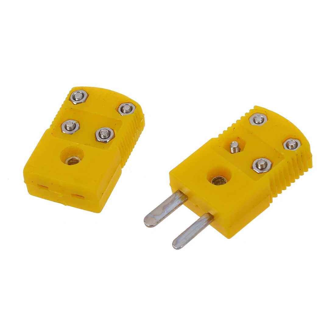 CWS-желтый Пластик основа K Тип термопары Электророзетка комплект коннекторов
