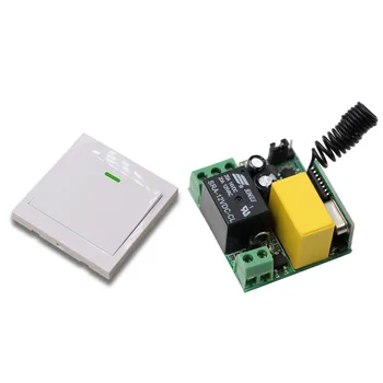 

New Remote Control Switch AC220V Receiver 86 Wall Transmitter Wireless Power Switch Radio Controlled Switch Relay 315MHZ/433MHZ