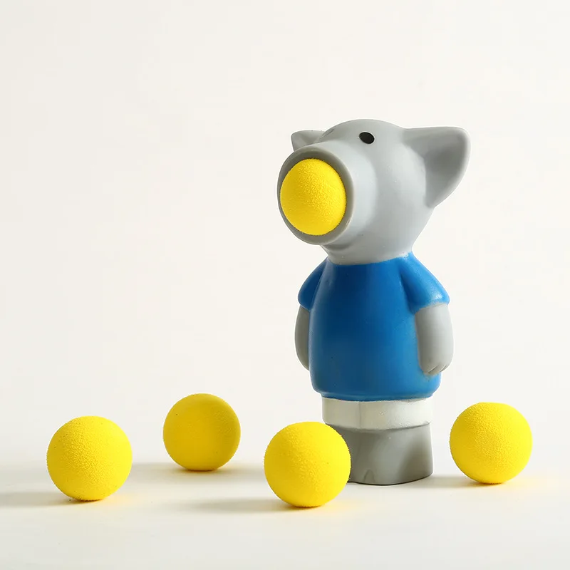 Горячая 8 видов стилей Единорог Dinasour сжимает Поппер игрушка животное Запуск мяч детский подарок декомпрессионная игрушка с 4 сжимаемых шаров спрей