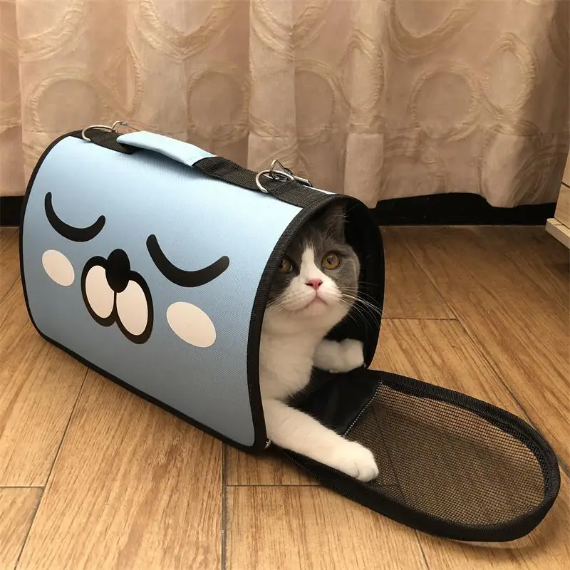

Portable Pet Backpack Messenger Carrier Bags Cat Dog Shoulder bag outdoor Travel Chihuahua Breathable Small Pet Handbag S/M/L