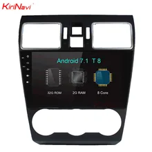 KiriNavi 10.2″ Octa Core Android 7.1 Car DVD For Subaru Forester Radio Stereo Audio Multimedia GPS Navigation Head Unit WIFI RDS