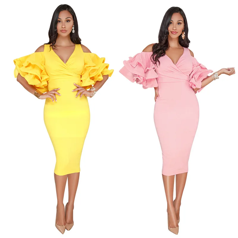 

2019 new fashion elegent plus size african women dress