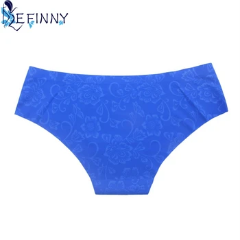 

*2019 Sexy Women Briefs Seamless Health Hygiene Flower Print On Show Panties Comfortable Light Girl Underwear 6 Colors Hot Sale*