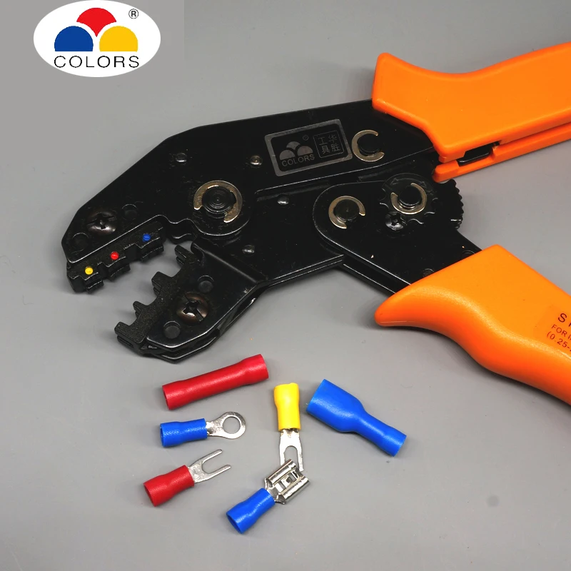 

SN-02C MiNi European Straight terminal Crimping pliers AWG24-4 Wire Cable End Sleeves Ferrules hand tools pliers 0.25-2.5mm2