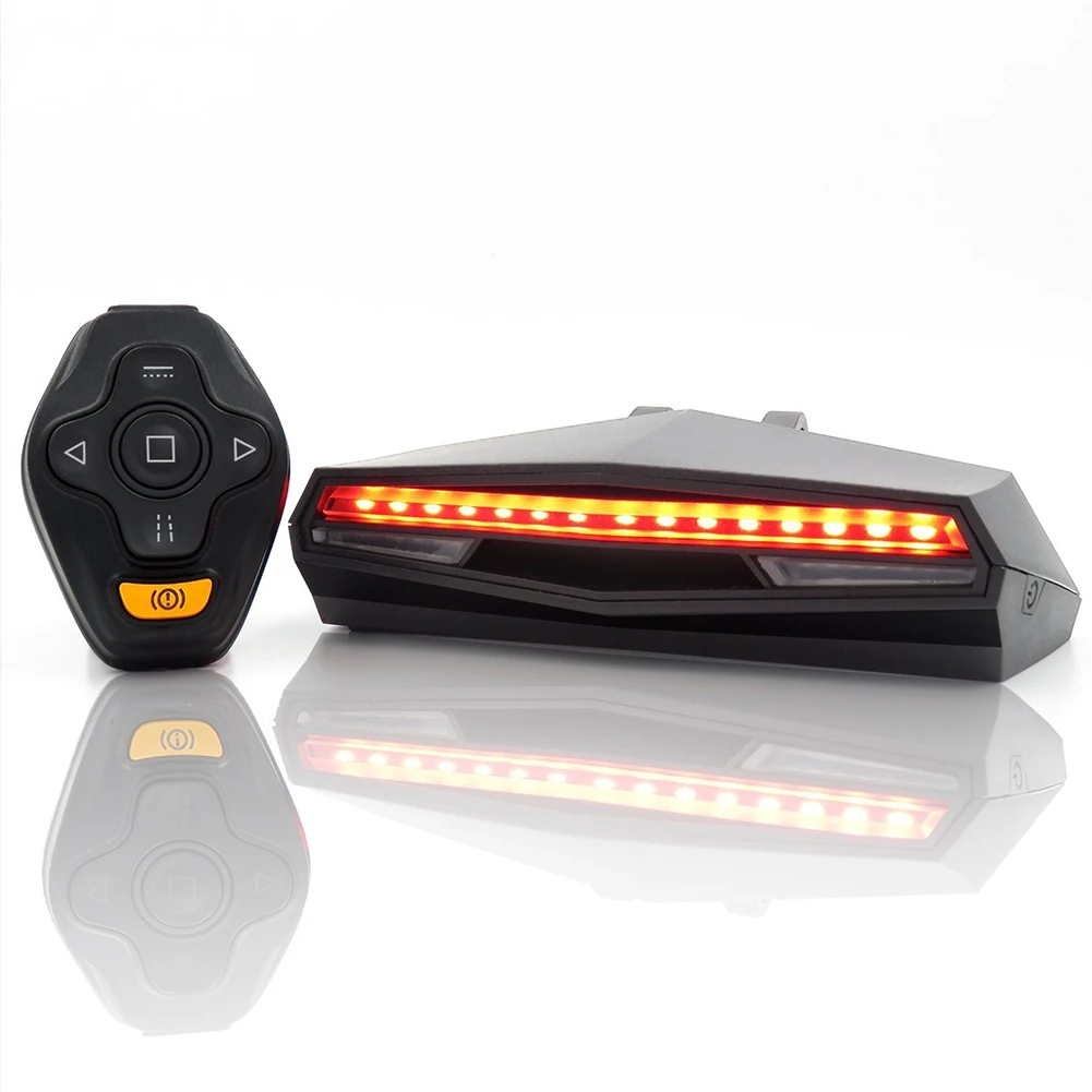 

Remote Control Turn Signal Led Bicycle Rear Novelty Light USB Rechargeable Smart Cycling Accessory Wireless Bike Tail Light Y30