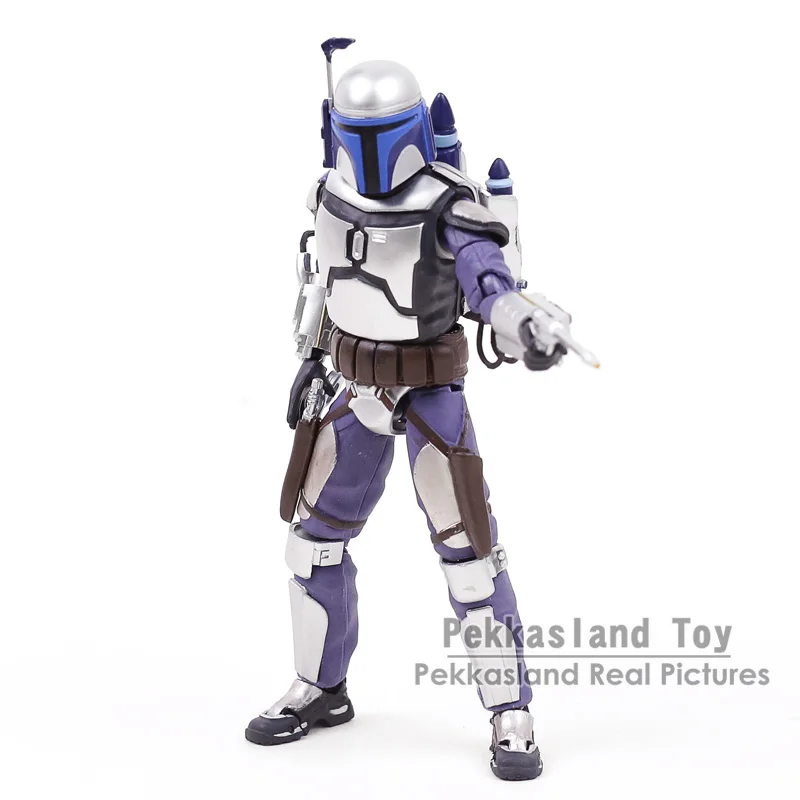 СВЧ S. H. Figuarts SW эпизод II Джанго Фетт ПВХ фигурку Коллекционная модель игрушки 15 см