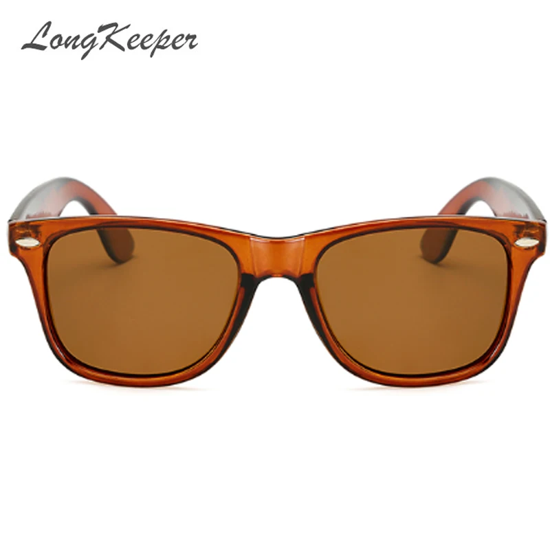 LongKeeper модные солнцезащитные очки мужские поляризованные для вождения зеркала