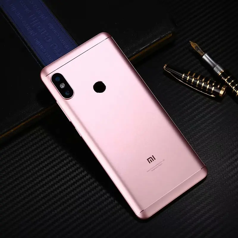 Корпус для Xiaomi Redmi Note 5 Pro Note5, металлическая задняя крышка на батарейке, запасные части, чехол с кнопками для объектива