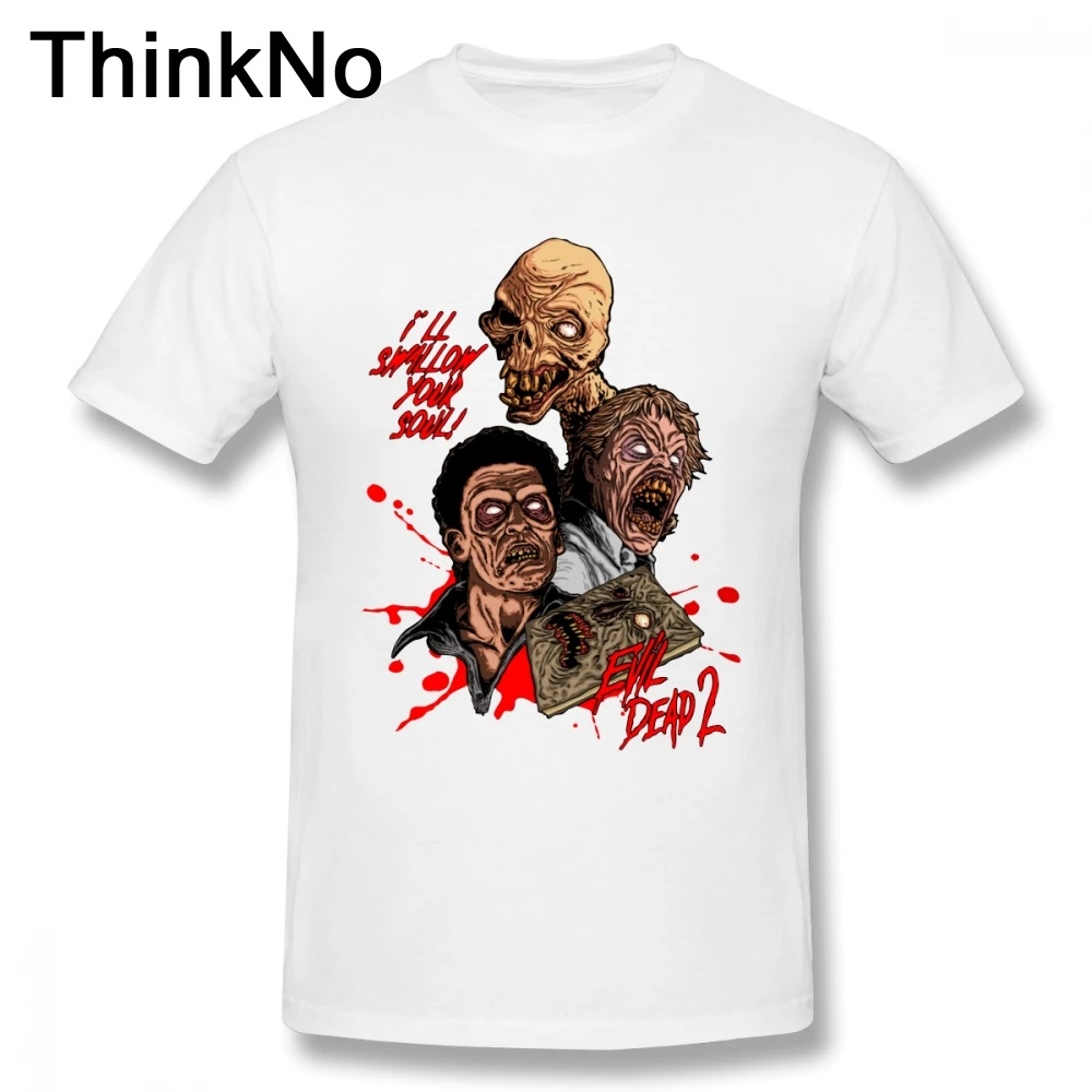 Мужская футболка с надписью Evil Dead Tees 2 By Dawn стильная повседневный Топ новый дизайн
