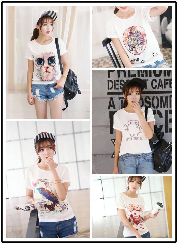 Printed Loose Chiffon Blouse Cheap Clothes China Free Shipping XFS38 
