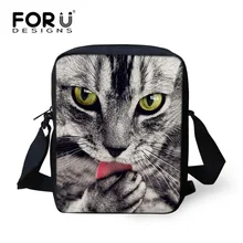 Forudesigns niños pequeños bolsos de escuela lindo cat impresión mochila para los niños de kindergarten bebé niños mini mujeres del hombro bolsas de libros
