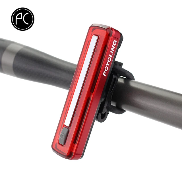 Best Price PCycling Bicycle Light Aluminum Alloy Taillights Red Light Waterproof Highlight COB Led Bike Light USB Charge Warning Light