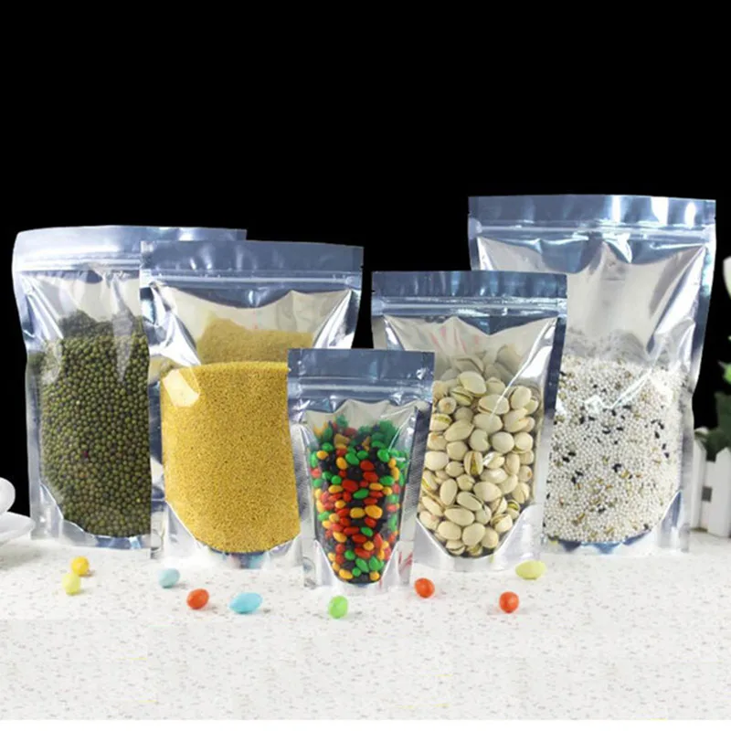 

100Pcs/Lot Antistatic Aluminum Storage Bag Zip Lock Resealable Anti Static Pouch for Electronic Accessories Package ESD Bags
