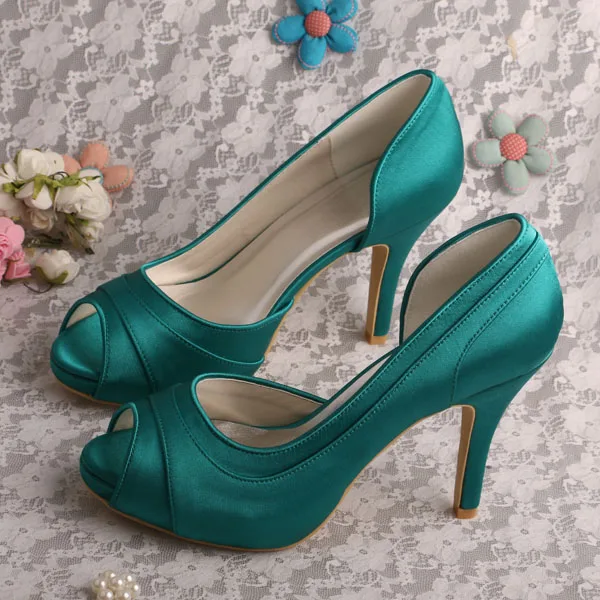 olive green platform heels