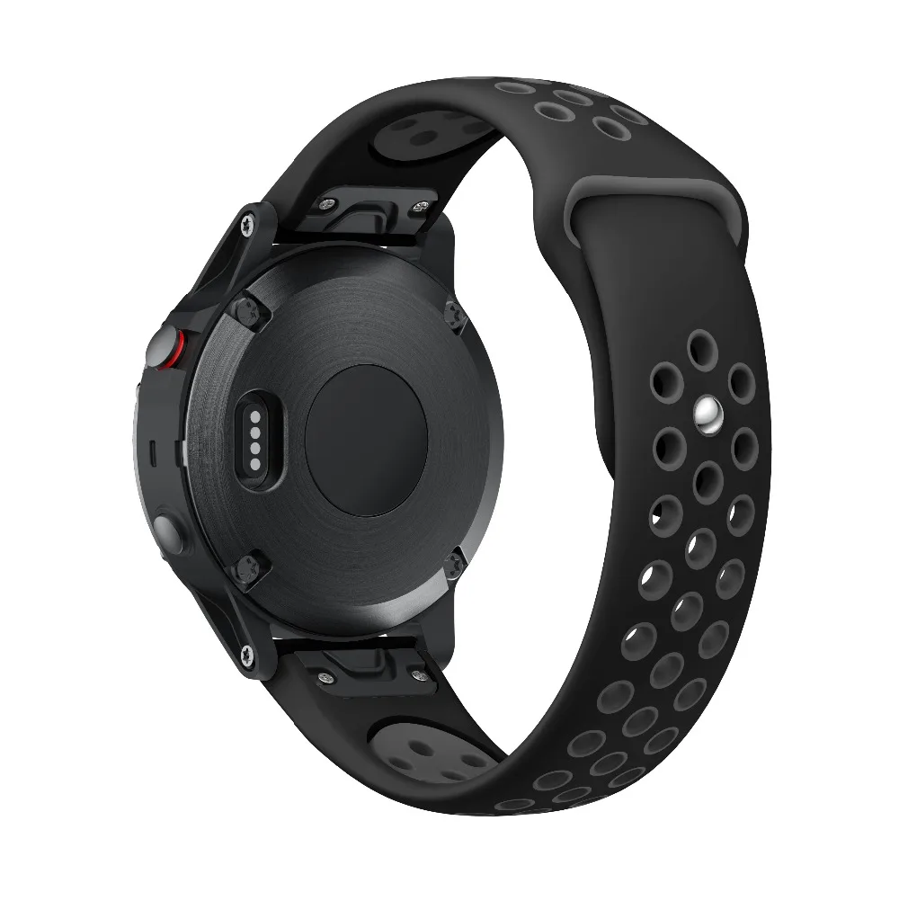 22 мм силиконовый ремешок для Garmin Fenix 5/5 Plus/6/6Pro/Approach S60/Forerunner 935 Смарт-часы спортивный ремешок