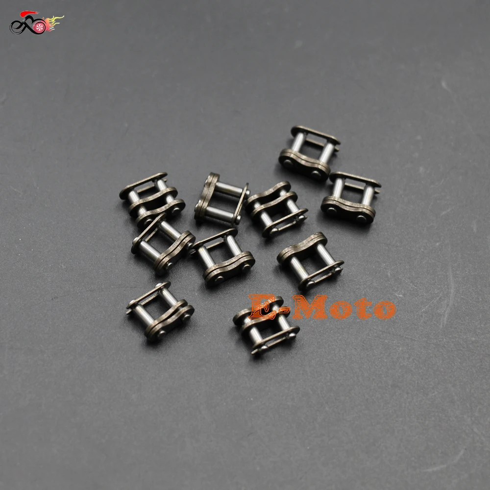 

10X 25H MASTER LINK CHAIN for 2 STROKE 33cc 43cc 47cc 49cc SCOOTER MOPED MINI POCKET BIKE GO KART ATV