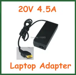50 шт. 20 В 4.5a 90 Вт адаптер переменного тока Батарея Зарядное устройство для Lenovo ThinkPad X1 Carbon серии Питание адаптер DHL бесплатная доставка