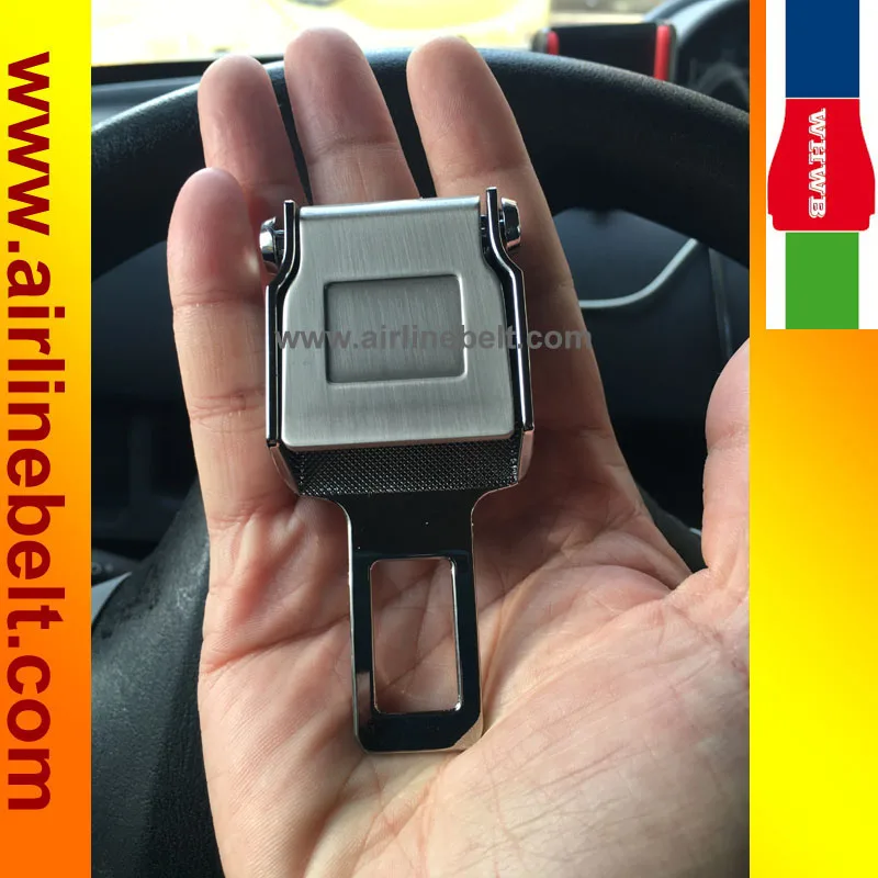 Buy Top classic airplane seat belt buckles car silver